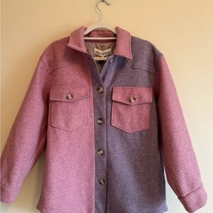 En Saison Pink and Purple Blazer